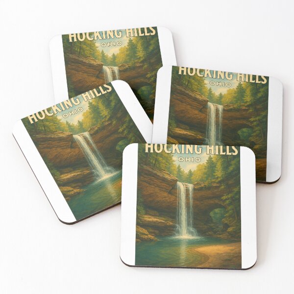 Item preview, Hocking Hills Ohio Cedar Falls and Sandstone Arch designed and sold by Aryabek.