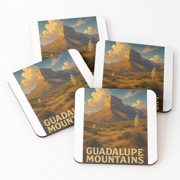 Item preview, Guadalupe Mountains Texas Sunset and Desert Flora designed and sold by Aryabek.