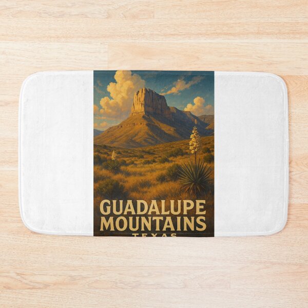 Item preview, Guadalupe Mountains Texas Sunset and Desert Flora designed and sold by Aryabek.