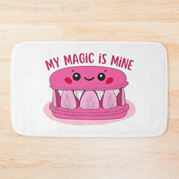 Item preview, Cute Empowerment Macaron – Positive Quote Food Illustration designed and sold by funwithstickers.
