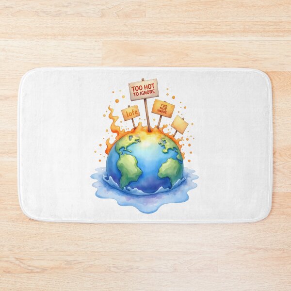 Item preview, Too Hot to Ignore – Climate Crisis Protest designed and sold by nhk999.