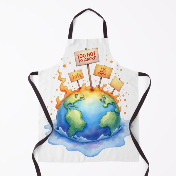 Item preview, Too Hot to Ignore – Climate Crisis Protest designed and sold by nhk999.