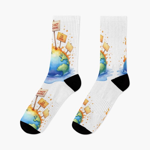 Item preview, Too Hot to Ignore – Climate Crisis Protest designed and sold by nhk999.