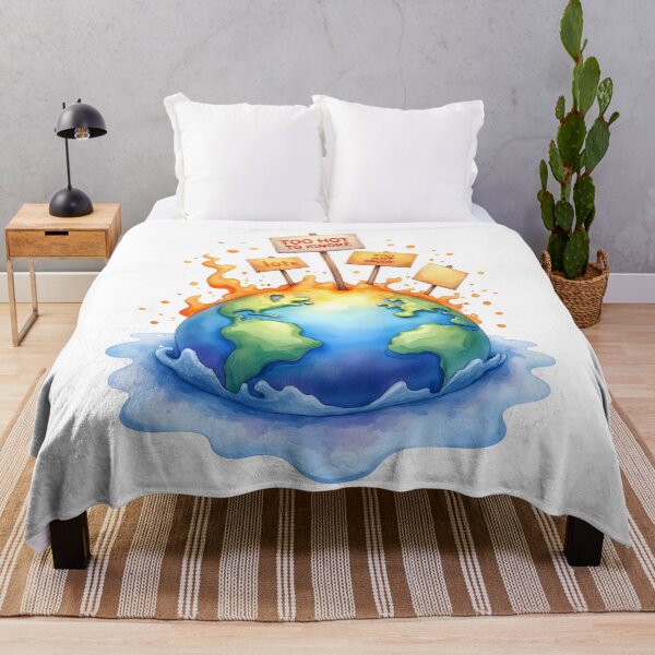Item preview, Too Hot to Ignore – Climate Crisis Protest designed and sold by nhk999.