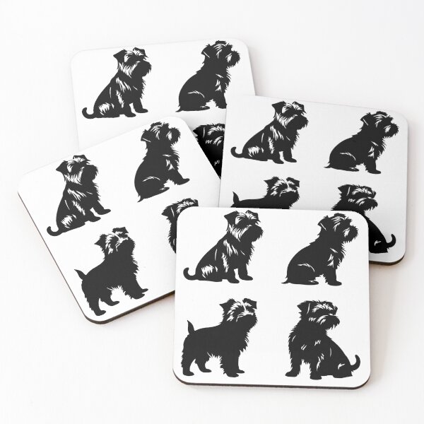 Item preview, Norfolk Terrier Dog Black Silhouettes designed and sold by TheAnimalZ00.