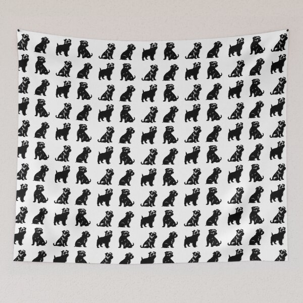 Item preview, Norfolk Terrier Dog Black Silhouettes designed and sold by TheAnimalZ00.