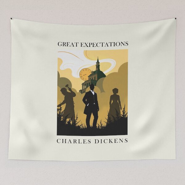 Item preview, Charles Dickens Great Expectations Inspired Classic Literature Art designed and sold by kakarikihill.