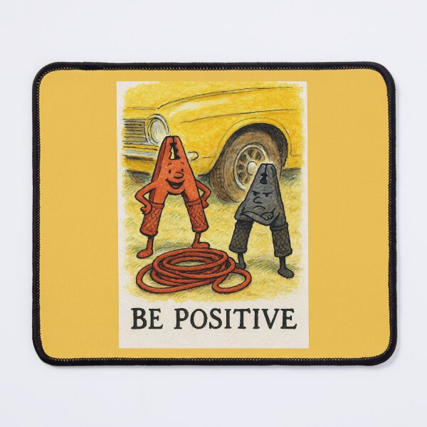 Item preview, Be Positive Jumper Cables designed and sold by Tridentulus.