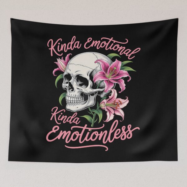 Item preview, Kinda Emotional Kinda Emotionless Mental Health designed and sold by savrmiller.