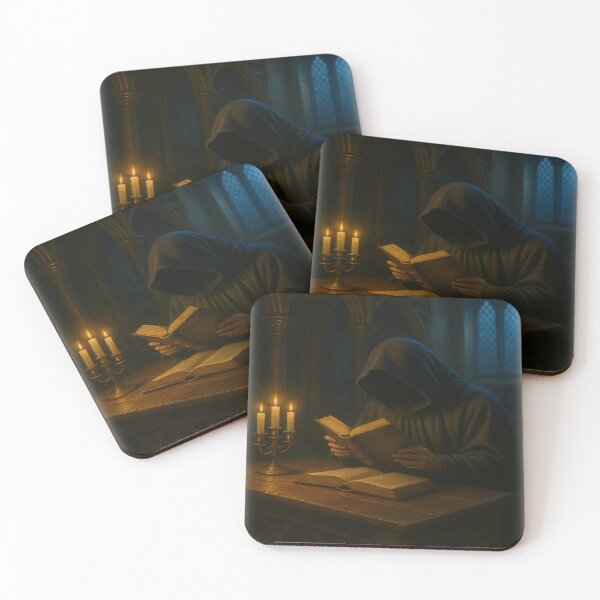 Item preview, The Scholar’s Vigil – Candlelit Mysteries of the Cloaked Monk designed and sold by fairmaiden7.