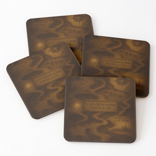 Item preview, Underground Passage Sketchbook – Map of Hidden Crypts & Forgotten Tunnels designed and sold by fairmaiden7.