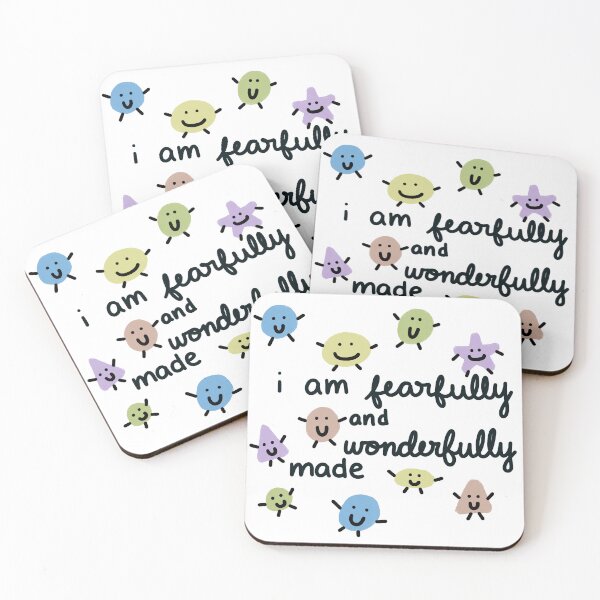 Item preview, Fearfully and Wonderfully Made smiles design designed and sold by JoyMadeArt.