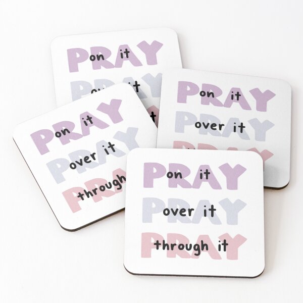 Item preview, Pray Through It design designed and sold by JoyMadeArt.