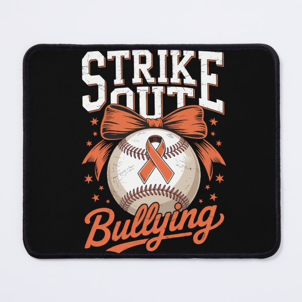 Item preview, Strike Out Bullying Prevention Month Awareness Baseball designed and sold by savrmiller.