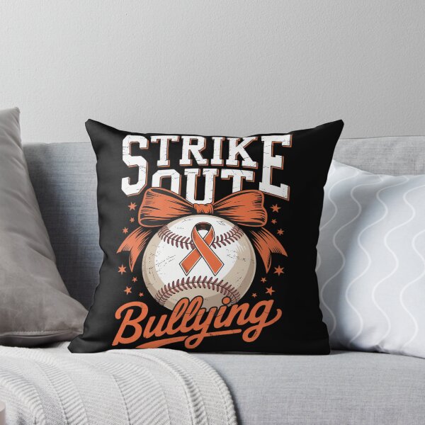 Item preview, Strike Out Bullying Prevention Month Awareness Baseball designed and sold by savrmiller.