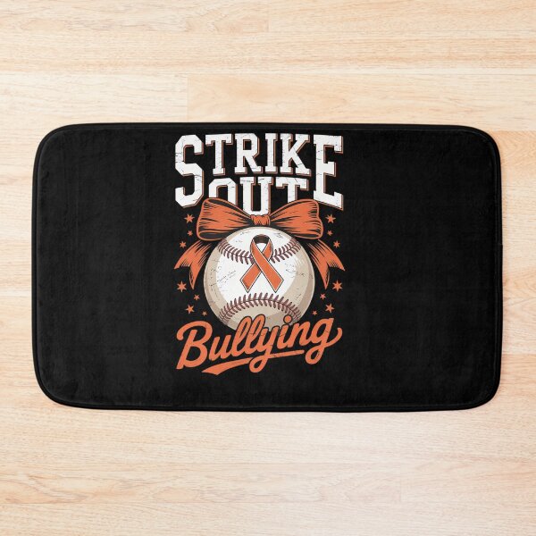 Item preview, Strike Out Bullying Prevention Month Awareness Baseball designed and sold by savrmiller.