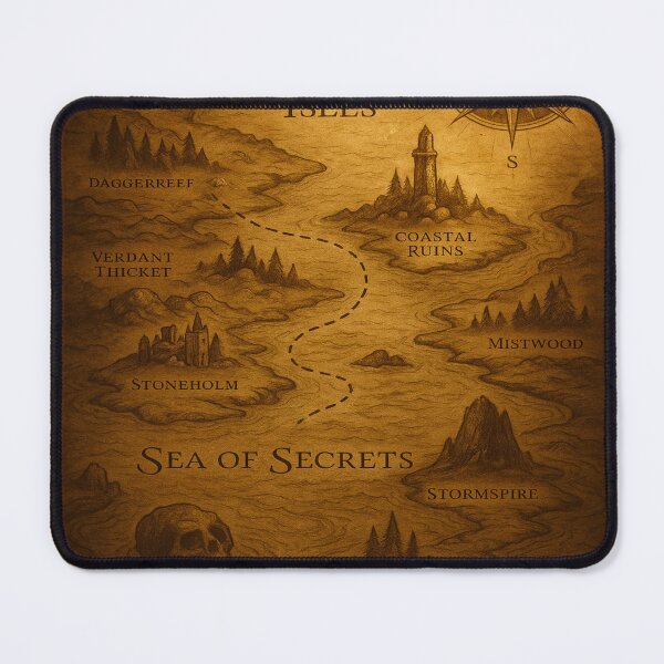 Item preview, Map of the Forgotten Isles – Cartographic Secrets of a Lost Seafaring Age designed and sold by fairmaiden7.