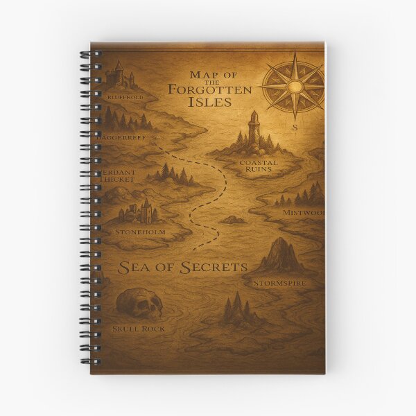 Item preview, Map of the Forgotten Isles – Cartographic Secrets of a Lost Seafaring Age designed and sold by fairmaiden7.