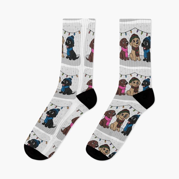 Item preview, Christmas Labradors: 1st Snow designed and sold by reddogbuckeye.