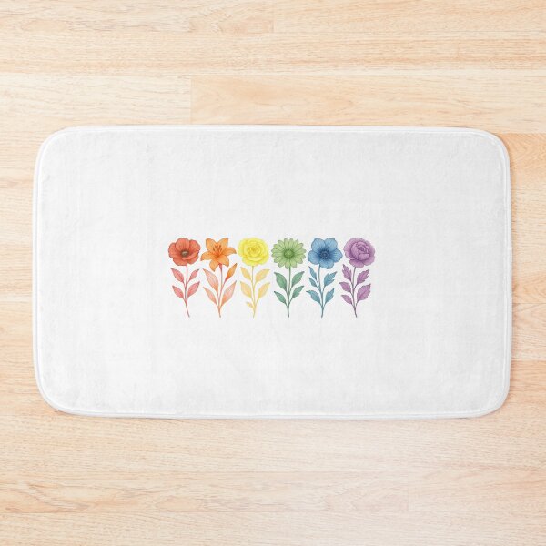 Item preview, Lesbian Flowers Watercolor Rainbow Blooms designed and sold by SynizesisShop.