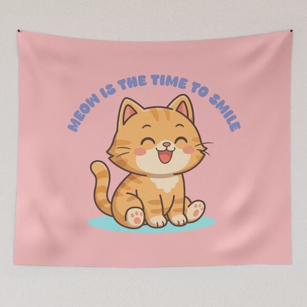 Item preview, Meow is the time to smile designed and sold by TeeCodes.