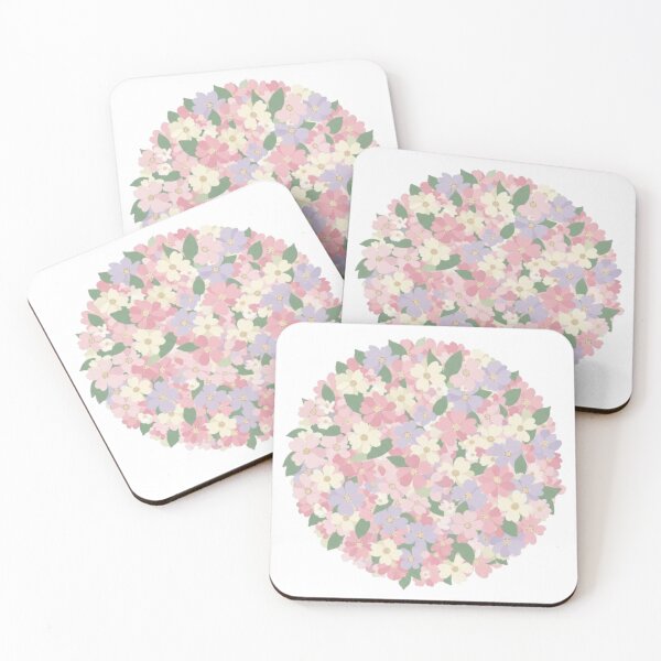 Item preview, Minimal Aesthetic Pastel Flower Circle Sticker designed and sold by EverMuse_0_0.