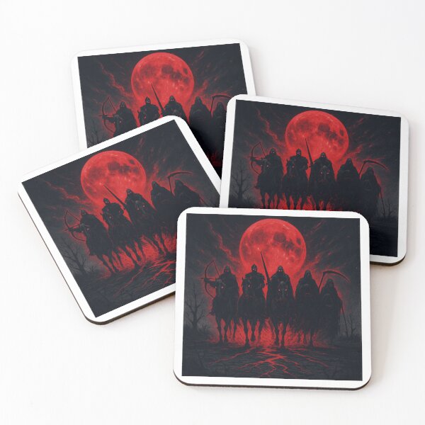Item preview, The Four Horsemen - BLOOD MOON designed and sold by CleverCulture.