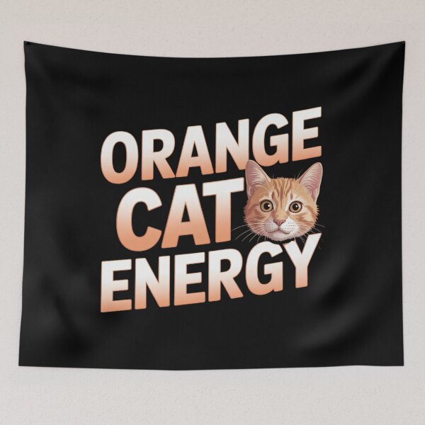 Item preview, Animal Energy Feline Orange Cat Pet Owner Orange Cat Energy designed and sold by aidenpier.