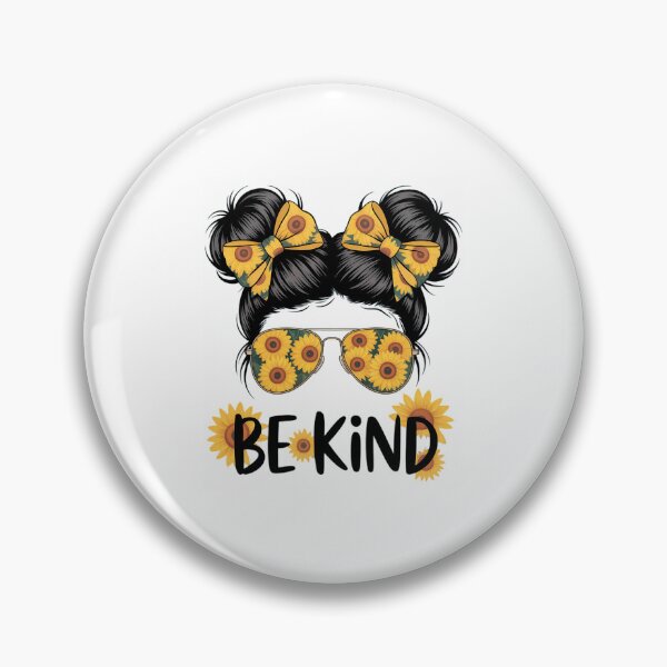 Item preview, Be Kind Messy Bun Unity Day Orange Anti Bullying designed and sold by aidenpier.