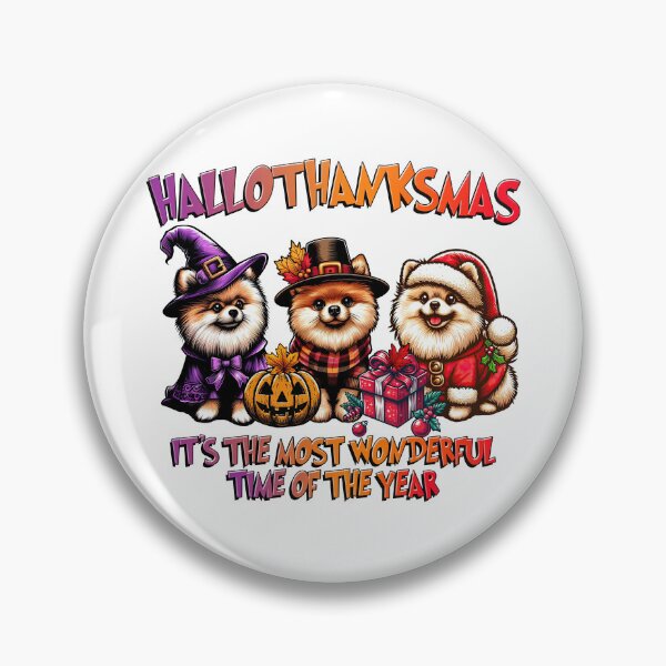 Artikelvorschau, Pommern Halloween Thanksgiving Weihnachten entworfen und verkauft von doodIllustrate.