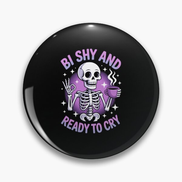 Item preview, Bi Funny LGBT Skeleton Bisexual Pride Joke designed and sold by aidenpier.