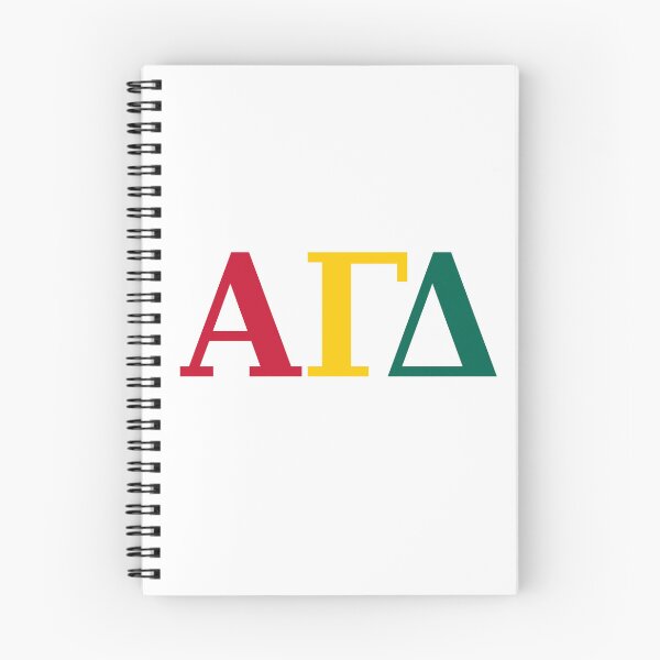 Item preview, Alpha Gam Red Buff Green Letters designed and sold by KLF Creative.