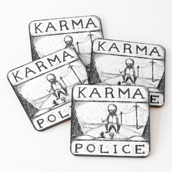 Item preview, Karma Police music video illustration  designed and sold by bangart.