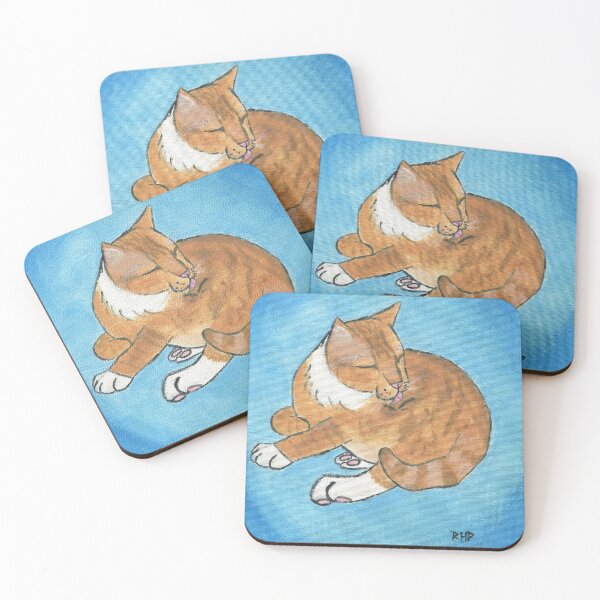 Item preview, Lyle the cat cleaning himself designed and sold by Strawberryfaery.