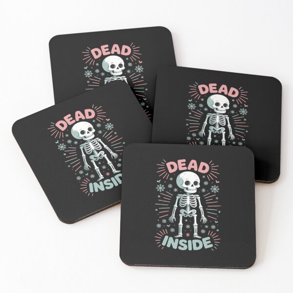Item preview, Funny Dead Inside Skeleton Casual Halloween designed and sold by aidenpier.