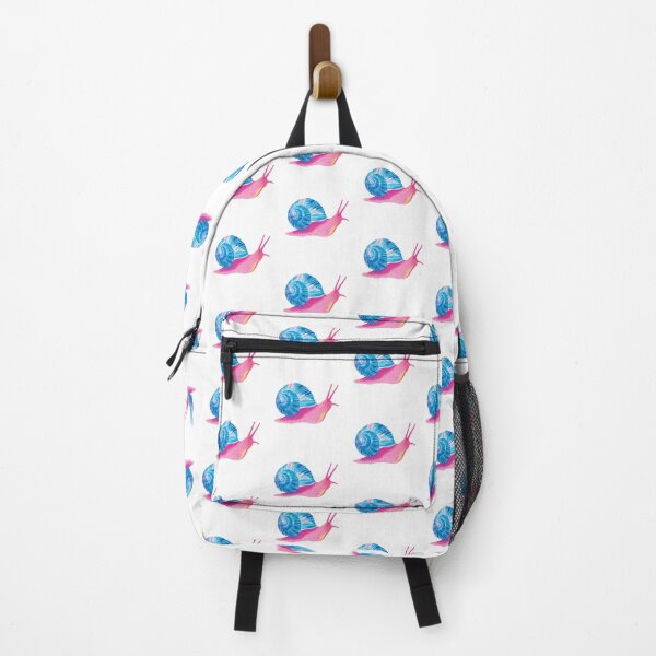Item preview, Cute Snail with Blue Shell and Pink Body – Whimsical Nature Illustration designed and sold by BobaBunny76.