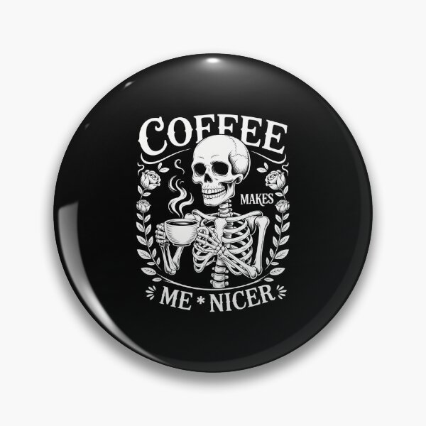 Artikelvorschau, lustiges Skelett Kaffee Sarkasmus Humor Getränk Frauen Männer Latte entworfen und verkauft von aidenpier.