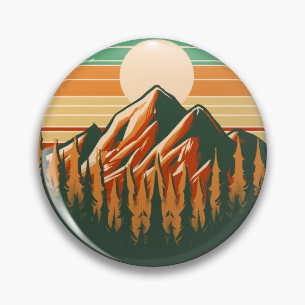 Item preview, Pine Ridge - retro design designed and sold by Ranpict.
