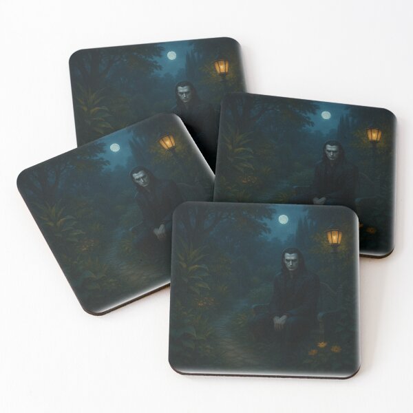Item preview, Haunting Garden at Midnight – Gothic Night Fantasy Scene designed and sold by fairmaiden7.