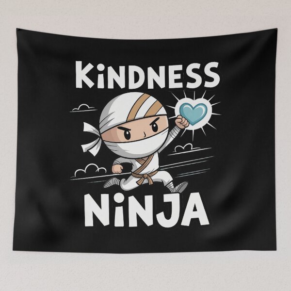 Item preview, Kindness Ninja Choose Kind Anti Bullying Movement designed and sold by tearbytea.
