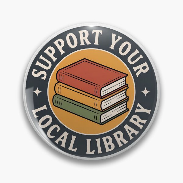 Artikelvorschau, Libraries Are Essential – Support Your Local Library entworfen und verkauft von Love Between Pages.