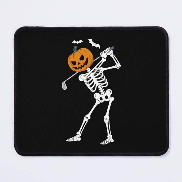 Item preview, Skeleton Golf Halloween Pumpkin Golfing Golfer designed and sold by tearbytea.