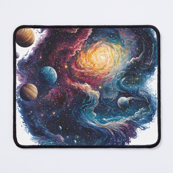 Item preview, Cosmic Whirl – Abstract Galaxy Art designed and sold by ArtSeedCrafts.