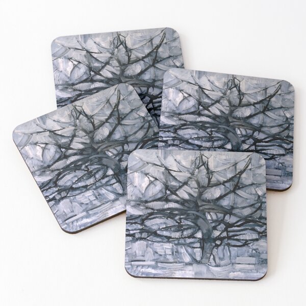 Item preview, Piet Mondrian Gray Tree 1911 Early Abstract Painting designed and sold by Under-TheTable.