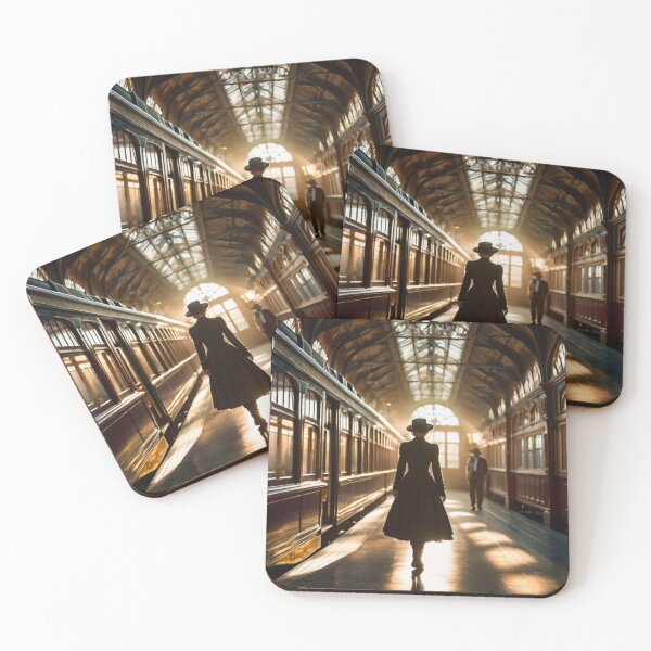 Item preview, Grace in Transit: Victorian Lady at the Station designed and sold by BlareBlare.