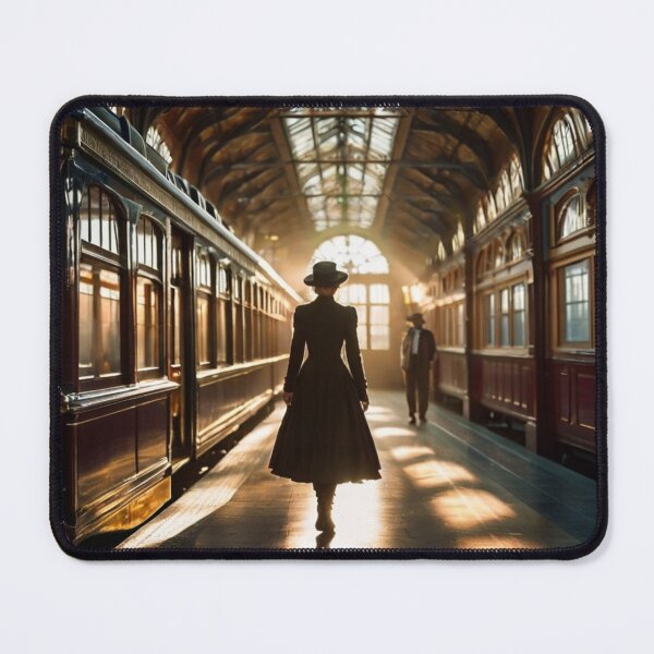 Item preview, Grace in Transit: Victorian Lady at the Station designed and sold by BlareBlare.