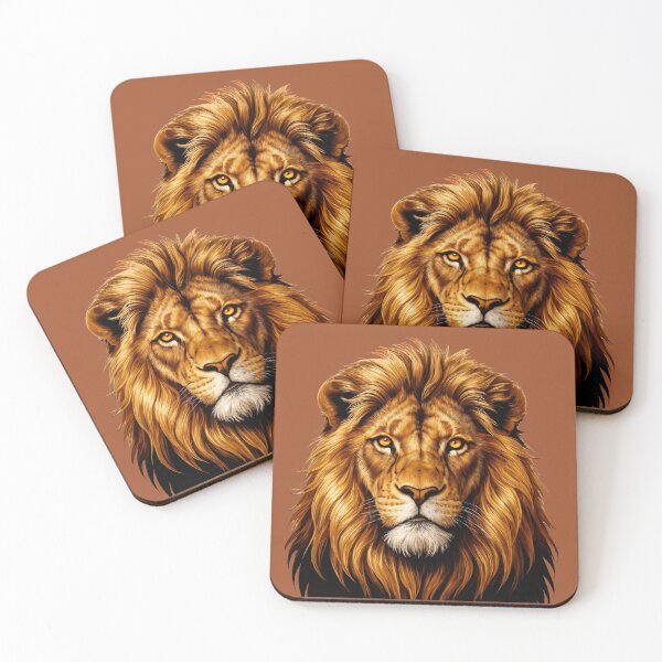 Item preview, Majestic Golden Lion Portrait designed and sold by Prachodayat Artworks.