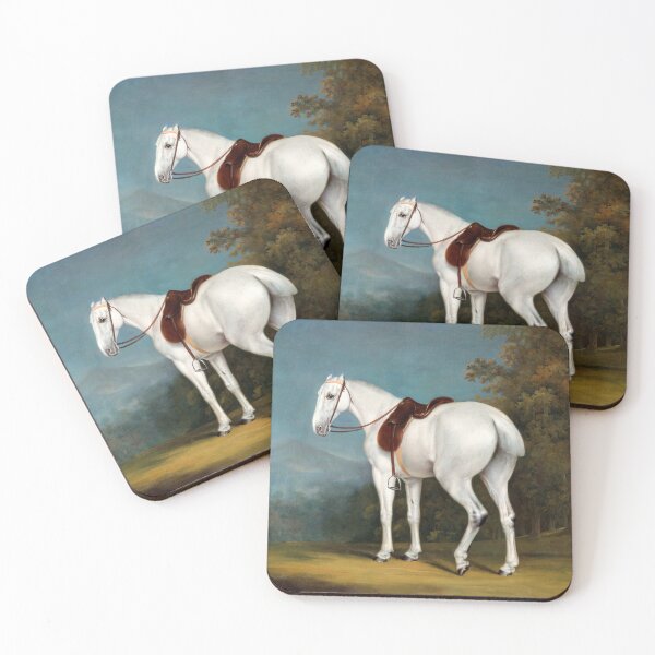 Item preview, Jacques-Laurent Agasse A Lady's Grey Hunter Equestrian Painting designed and sold by Under-TheTable.