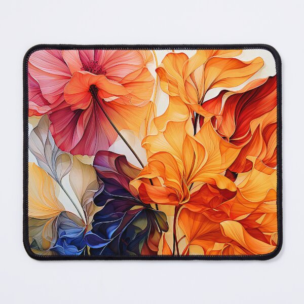Item preview, Elegant Colorful Floral Watercolor-Style Abstract Art designed and sold by DEC02.