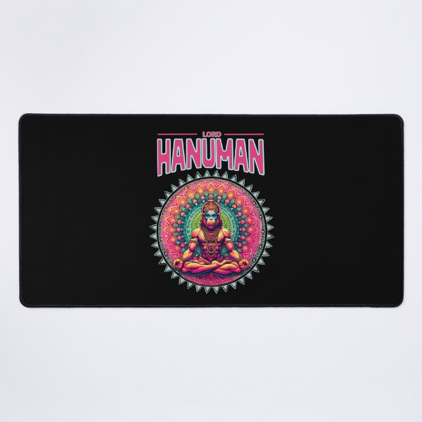 Item preview, Yoga merch with psychedelic hindu Indian lord Hanuman version 84a Speacial design 55 designed and sold by mndesignworx.